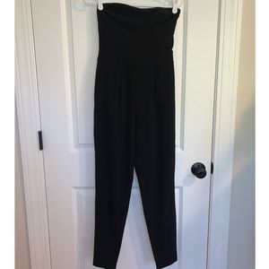 !FINAL PRICE! Bebe Black Strapless Jumpsuit